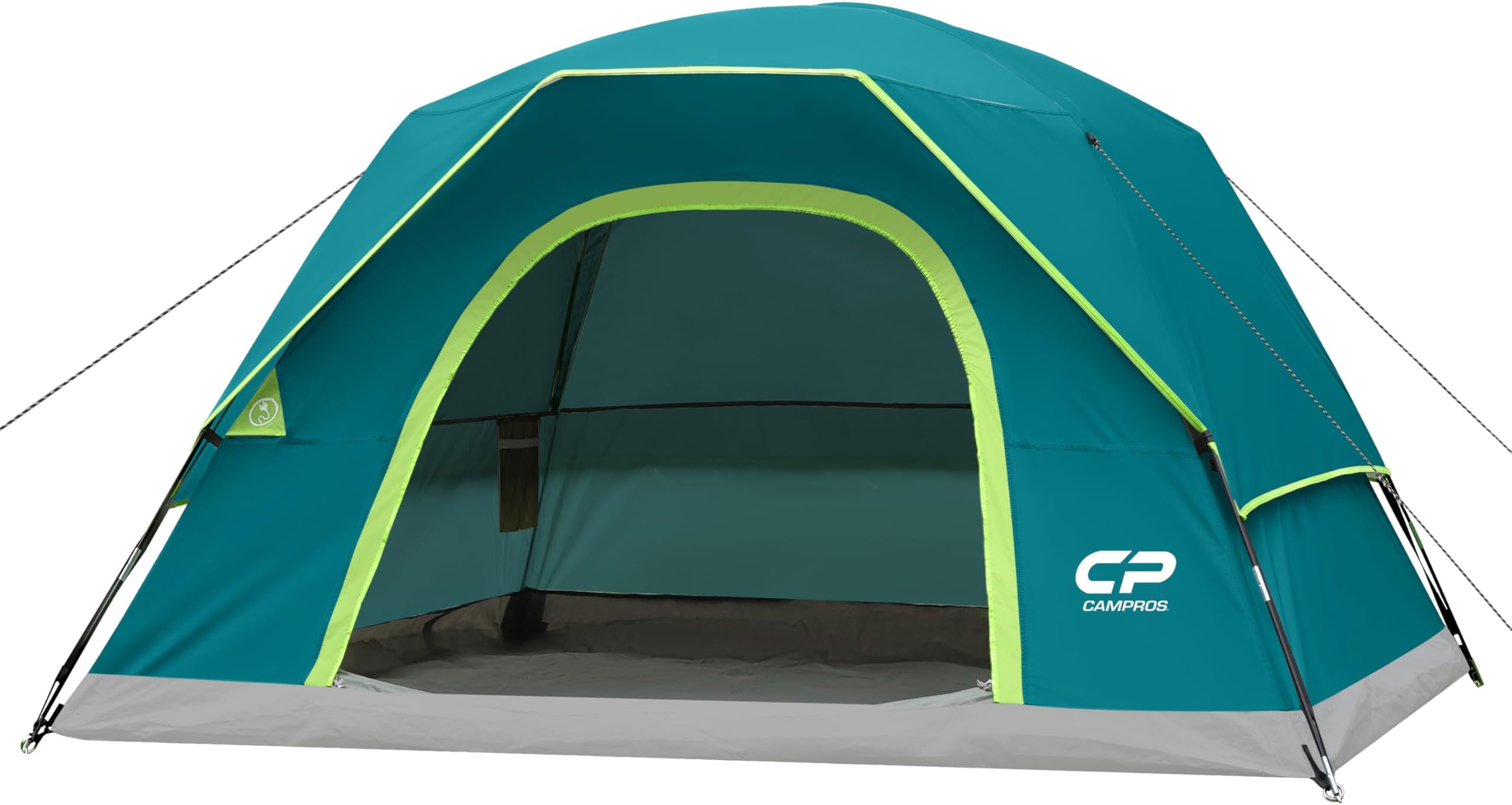CAMPROS CP Tents for Camping 2/4/6 Person Tent Waterproof Windproof Double Layer Camping Tent, Easy Setup Dome Tent with Large Mesh Windows & Wider Door for Outdoor Camping & Hiking