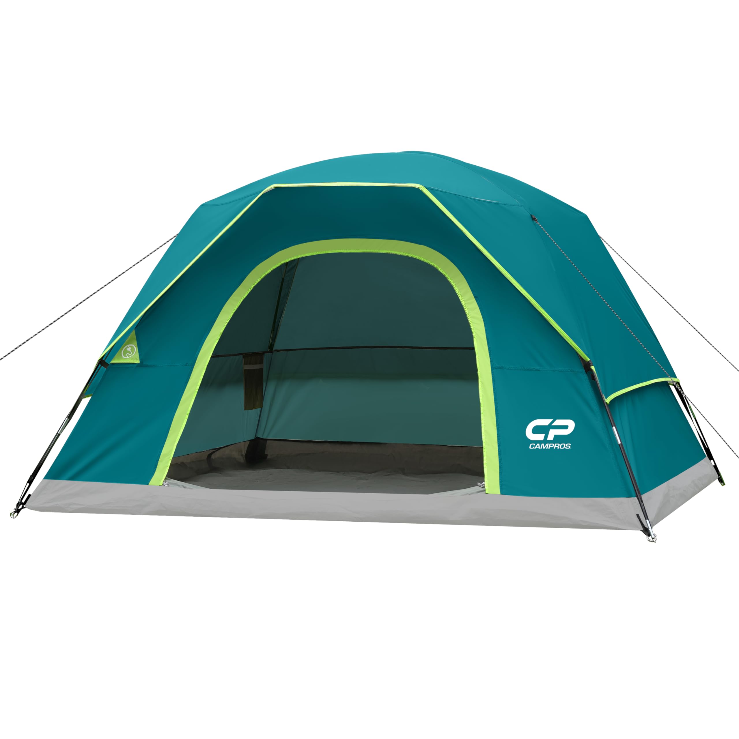 CAMPROS CP Tents for Camping 2/4/6 Person Tent Waterproof Windproof Double Layer Camping Tent, Easy Setup Dome Tent with Large Mesh Windows & Wider Door for Outdoor Camping & Hiking