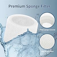 Vista 5 de 30-Pack Top Fill Humidifier Replacement Filter Compatible with LEVOIT Humidifiers Model Classic160, Dual150, Dual200S, Classic300(S), LV600S