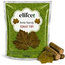 Elifce Premium Tokat Style Vine Leaves 700g | Authentic Turkish Grape Leaves for Dolma & Sarma | Large, Tender, Ready to Rinse | Vacuum Packed | Mediterranean Cooking