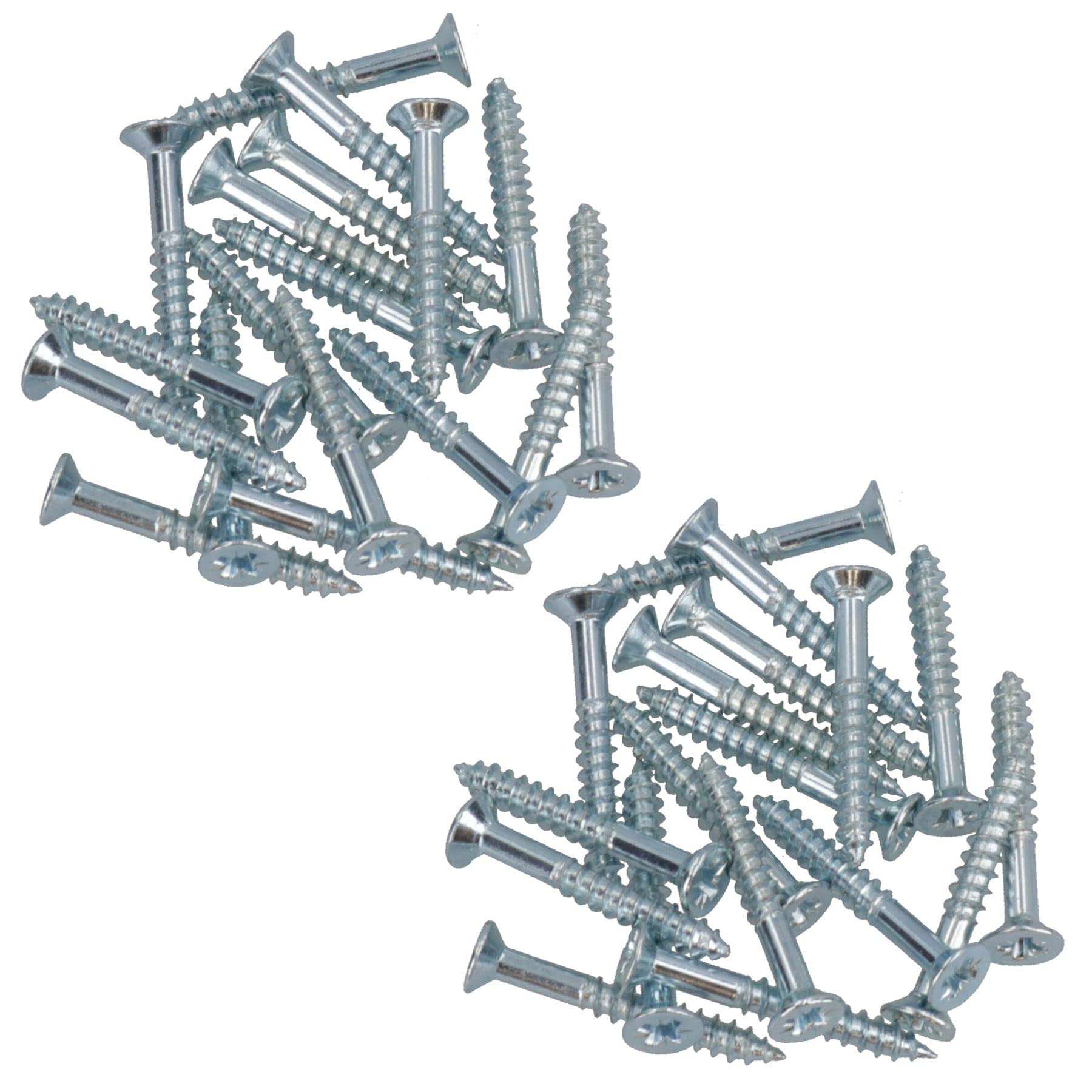 Ab Tools 4Mm X 25Mm Pz2 Drive Countersunk Wood Chipboard Screws Fasteners 26Pc
