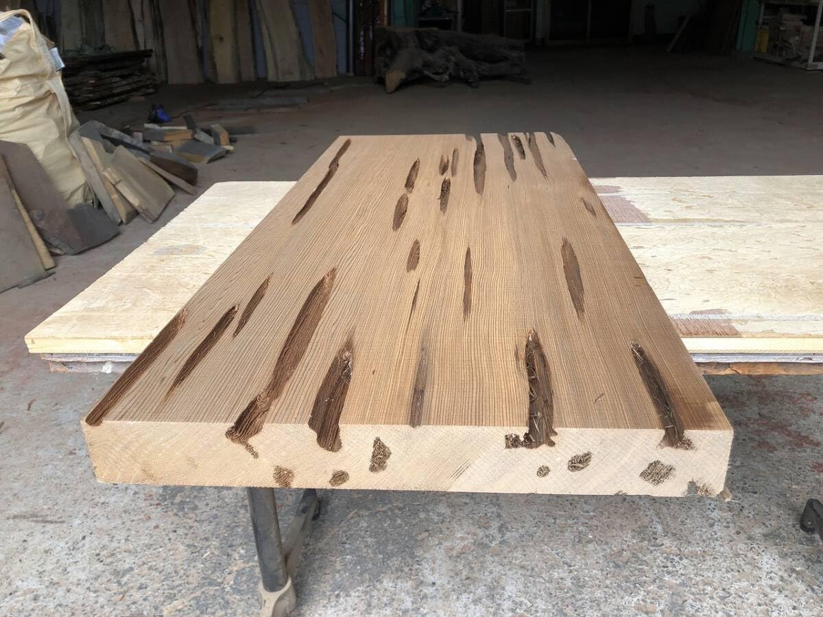 Amazon.co.jp: R1神代杉 905×400×48㎜ ジンダイスギ 材 レア 乾燥材