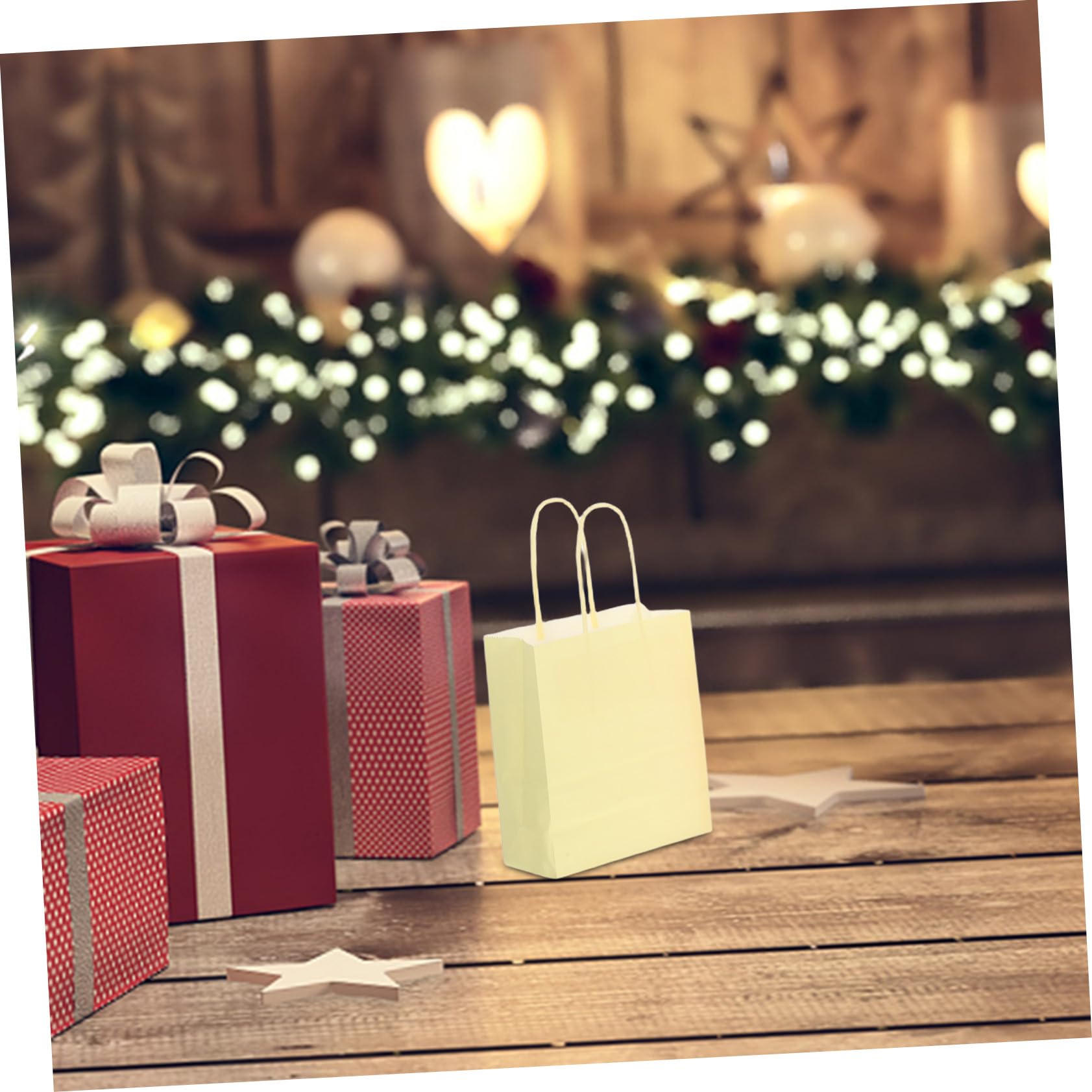 30 Piezas Regalo Pequeñas Kraft Pastel con Asas Resistentes Reutilizables y Portátiles para Cumpleaños Bodas y Celebraciones Festivas de Unidades