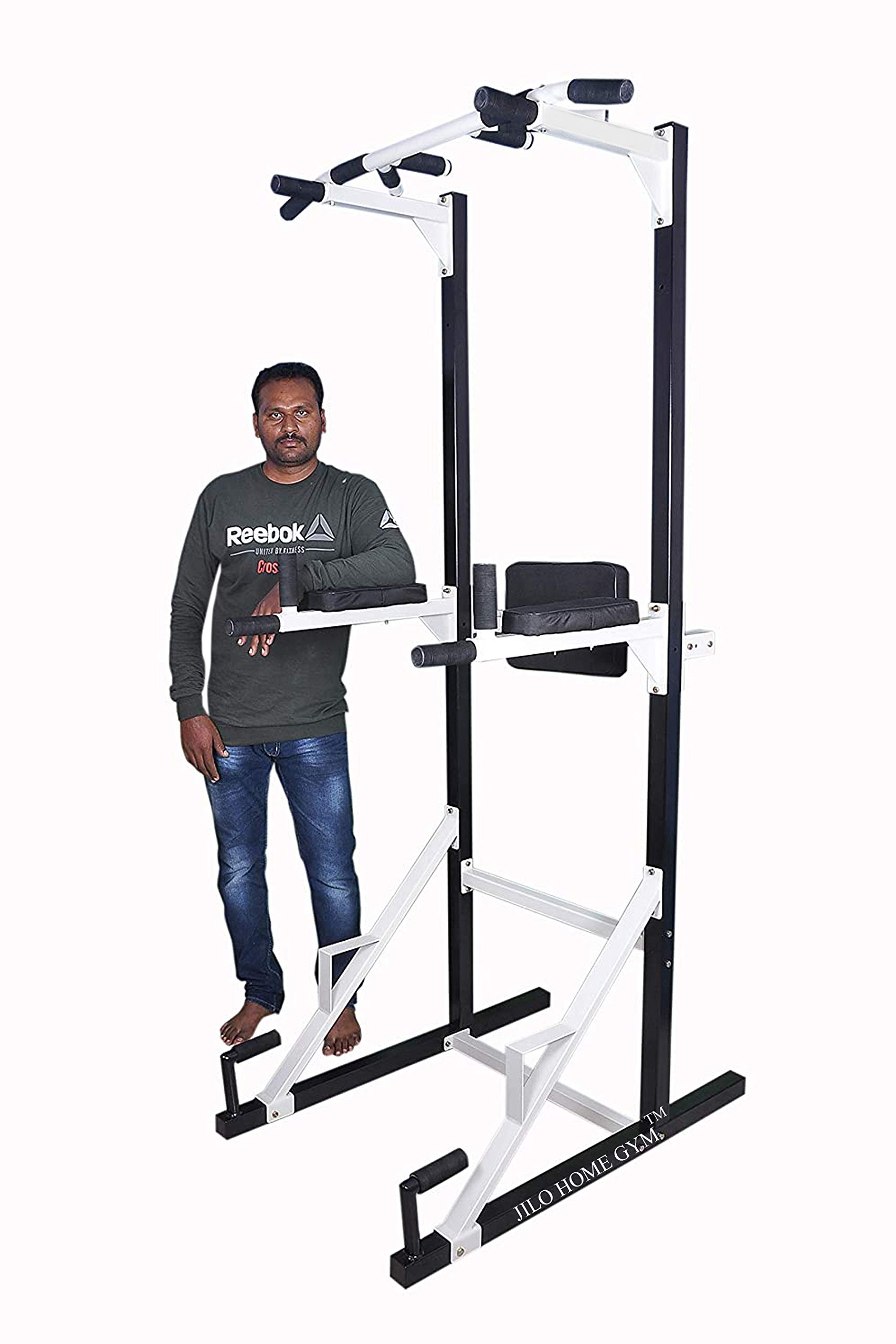 jio home gym Steel Power Tower 6 (Medium, White, Black) (B07NJLVJV7) Amazon Price History, Amazon Price Tracker