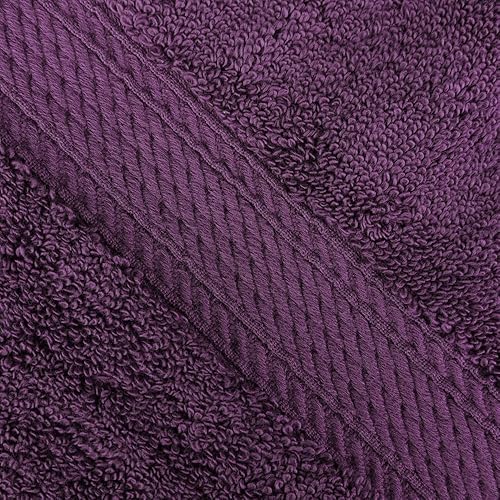 Miniatura 3 de SUPERIOR - Juego de toallas de algodón egipcio superior, 13 x 13 pulgadas, toallas de mano 20 x 30 pulgadas, toallas de baño 30 x 55 pulgadas, 10