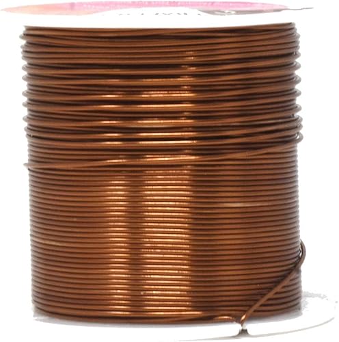 Vista 257 de Mandala Crafts Alambre de aluminio anodizado de calibre 8 para hacer joyas, alambre neutro flexible de color de 128 pies, flexible y flexible