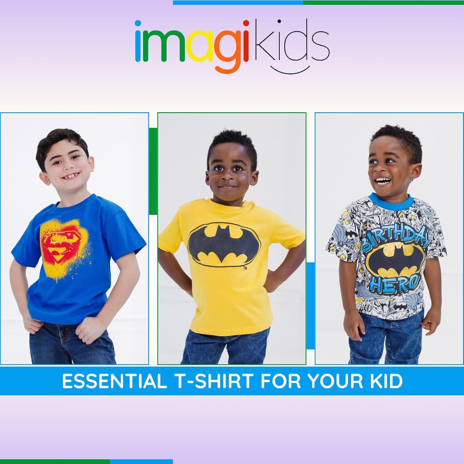 DC Comics Birthday T-Shirt Toddler to Big Kid Sizes (2T - 18-20) - Image 2