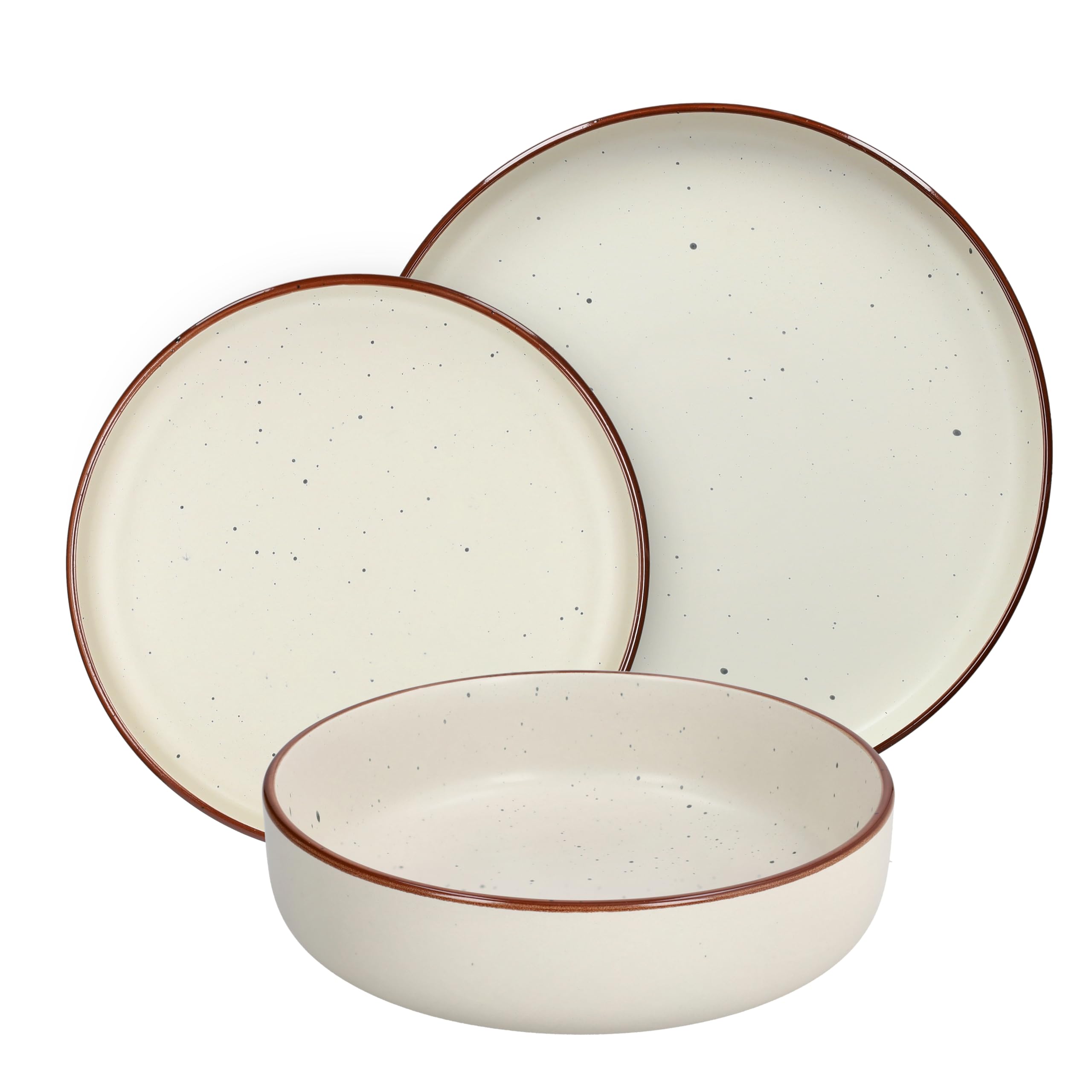 Tognana Avorio, Servizio piatti 18 pezzi per 6 persone, Stoneware, Beige