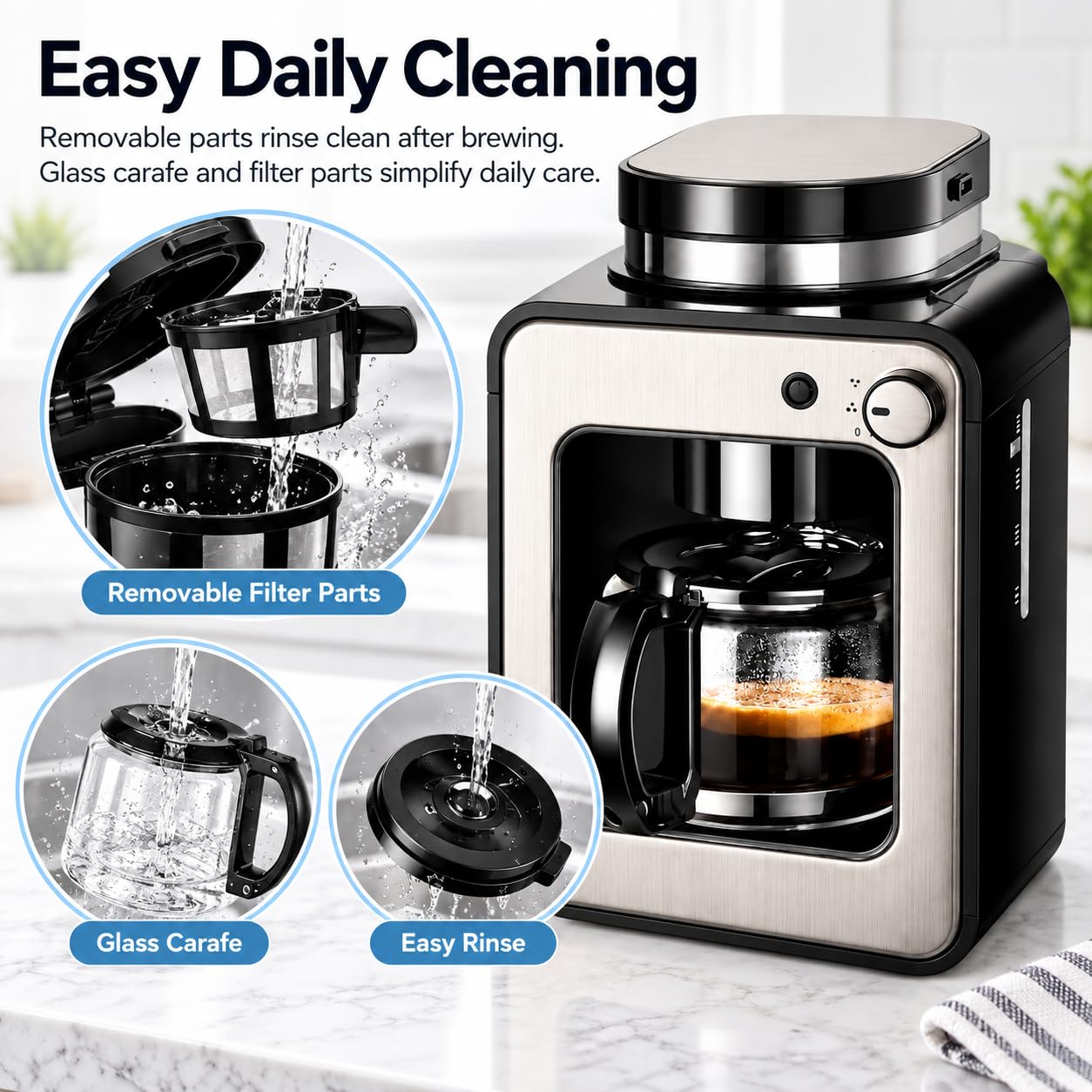 Cafetera Express Totalmente Automática, Molino Integrado