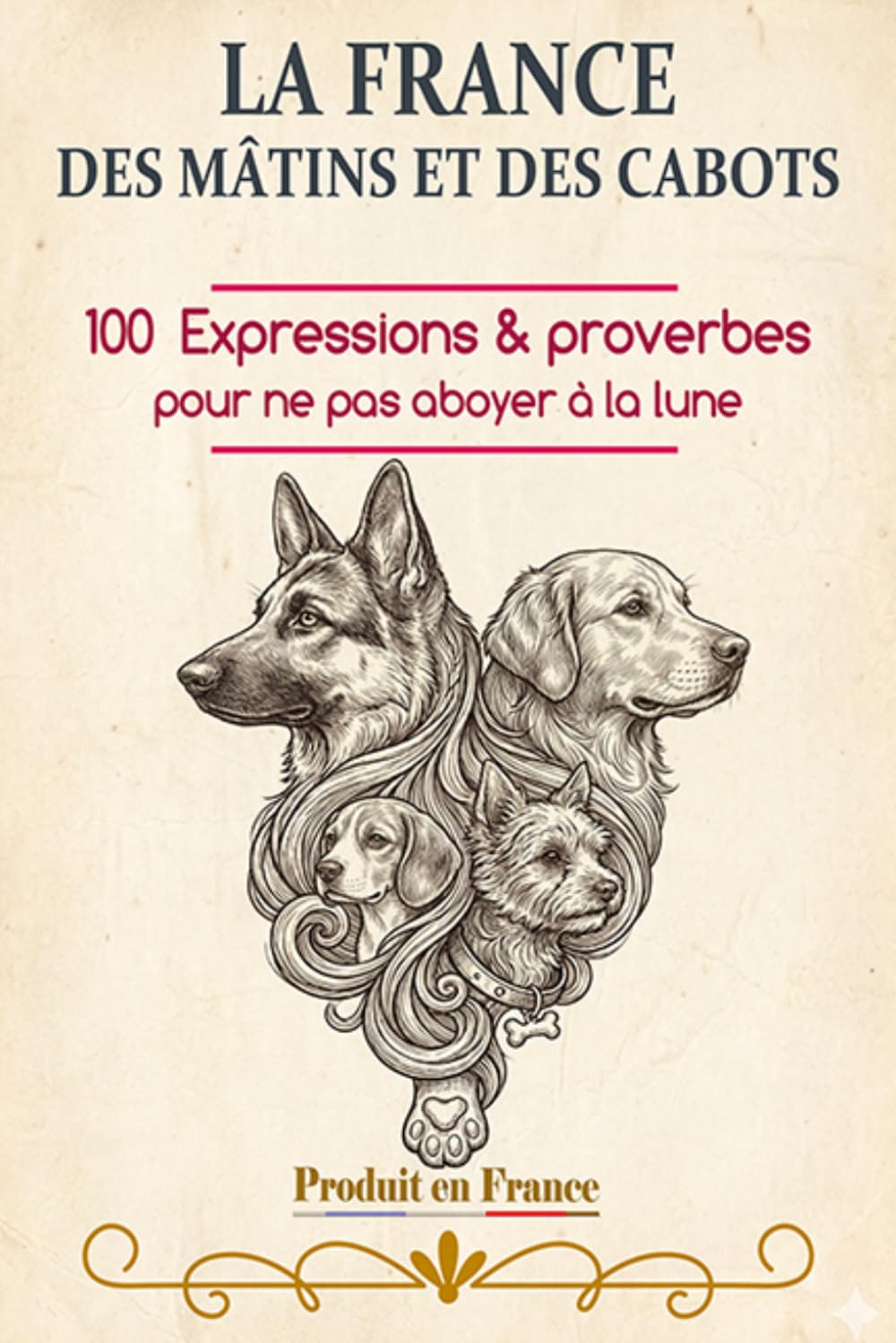 La France des mâtins et des cabots: 100 expressions et proverbes pour ne pas aboyer à la lune