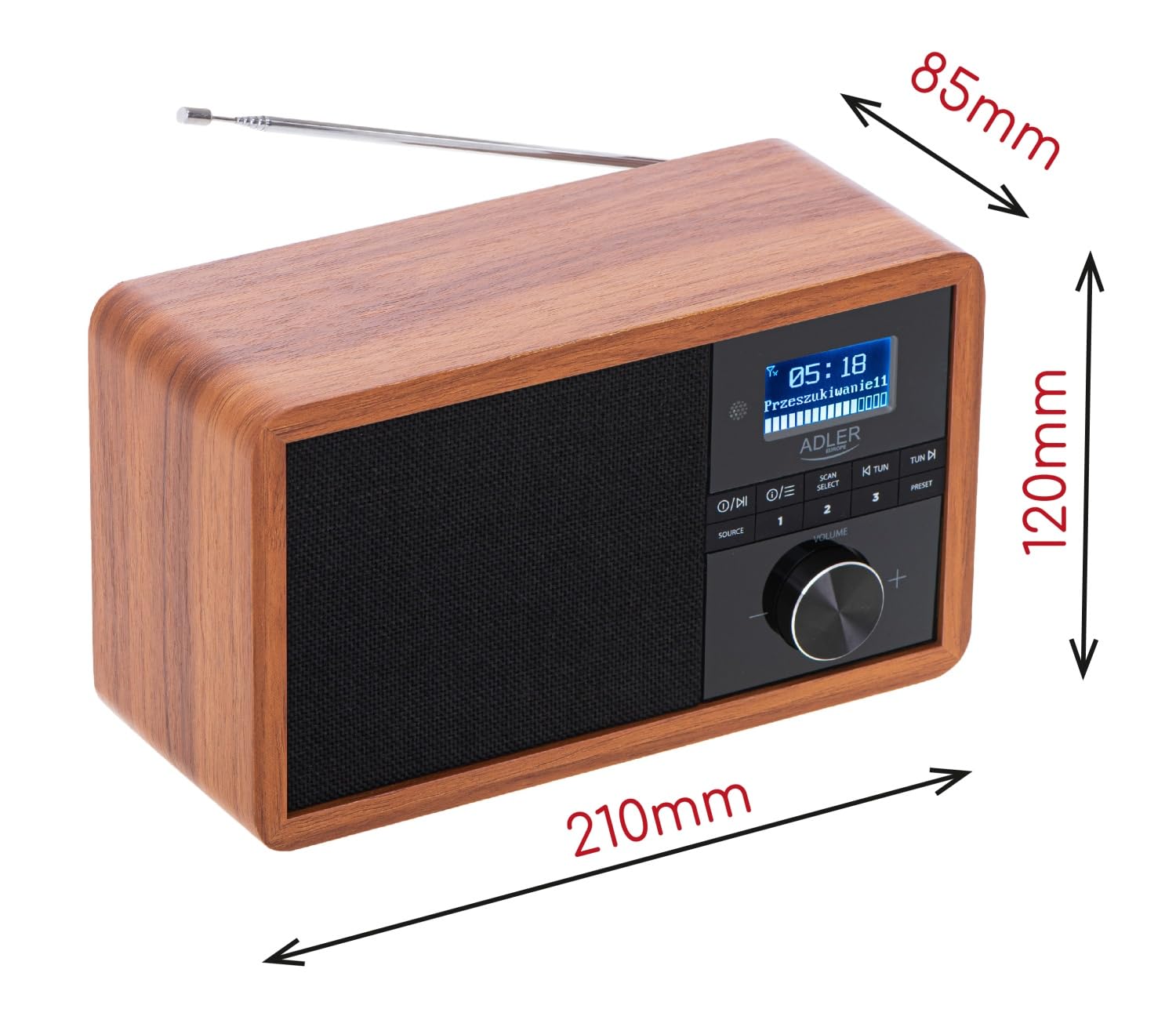 Adler AD 1184 Radio Bleu