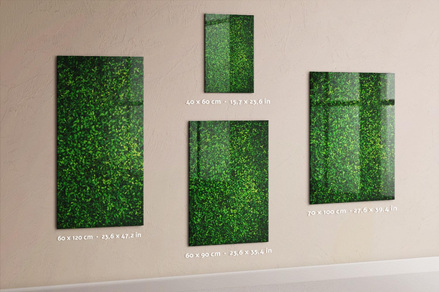 Pizarra magnética de vidrio templado XL | Imanes neodimio ultra fuertes + rotulador + borrador | Ideal para habitaciones grandes y oficinas - 60x90 - Hojas de cerca