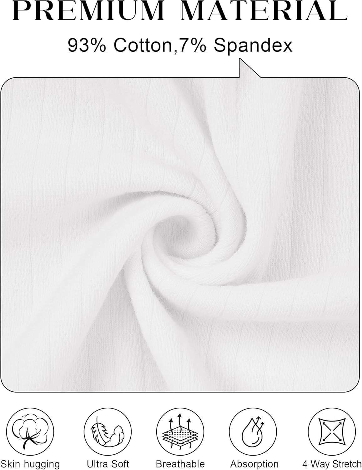 Lace Camisole for Women Cotton Tank Tops Airy Soft Comfy Stretch Cami Undershirt for Layering - Image 5