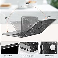 Vista 3 de MOSISO Compatible con MacBook Air de 15 pulgadas Funda 2025 2024 2023 Lanzamiento M4 A3241 M3 A3114 M2 A2941, Carcasa Rígida de Plástico Brillante