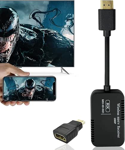 Wireless HDTV Screen Mirror Adapter 1080P, Only Mirror Screen Stream