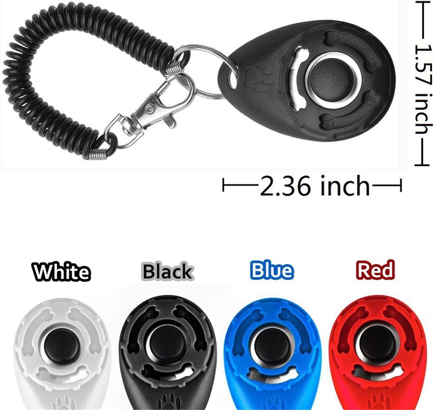 Clickers avec dragonne pour le dressage des chiens et chats