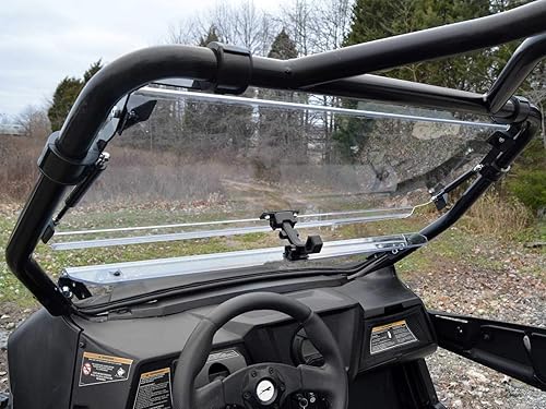 Miniatura 4 de SuperATV Parabrisas abatible resistente a los arañazos para Arctic Cat Wildcat Trail Sport 2015 + - Hecho de policarbonato de 1/4 de pulgada de