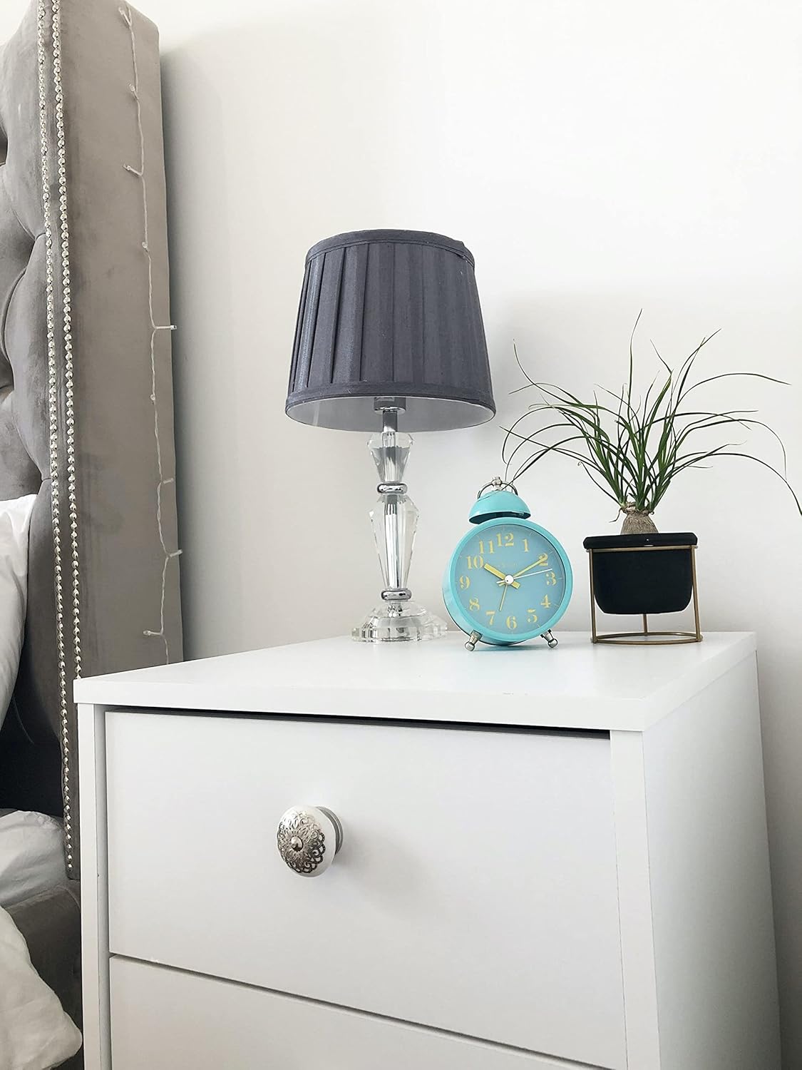 NEXTIME Clock – Diameter 16 cm-Metal – Turquoise – Loud Alarm-'Single Bell, 9.2 x 0.04 cm