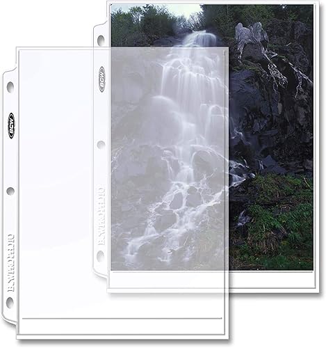 BCW COMINU038307 - Carpeta para fotos 8 x 10 páginas 1 unidad transparente