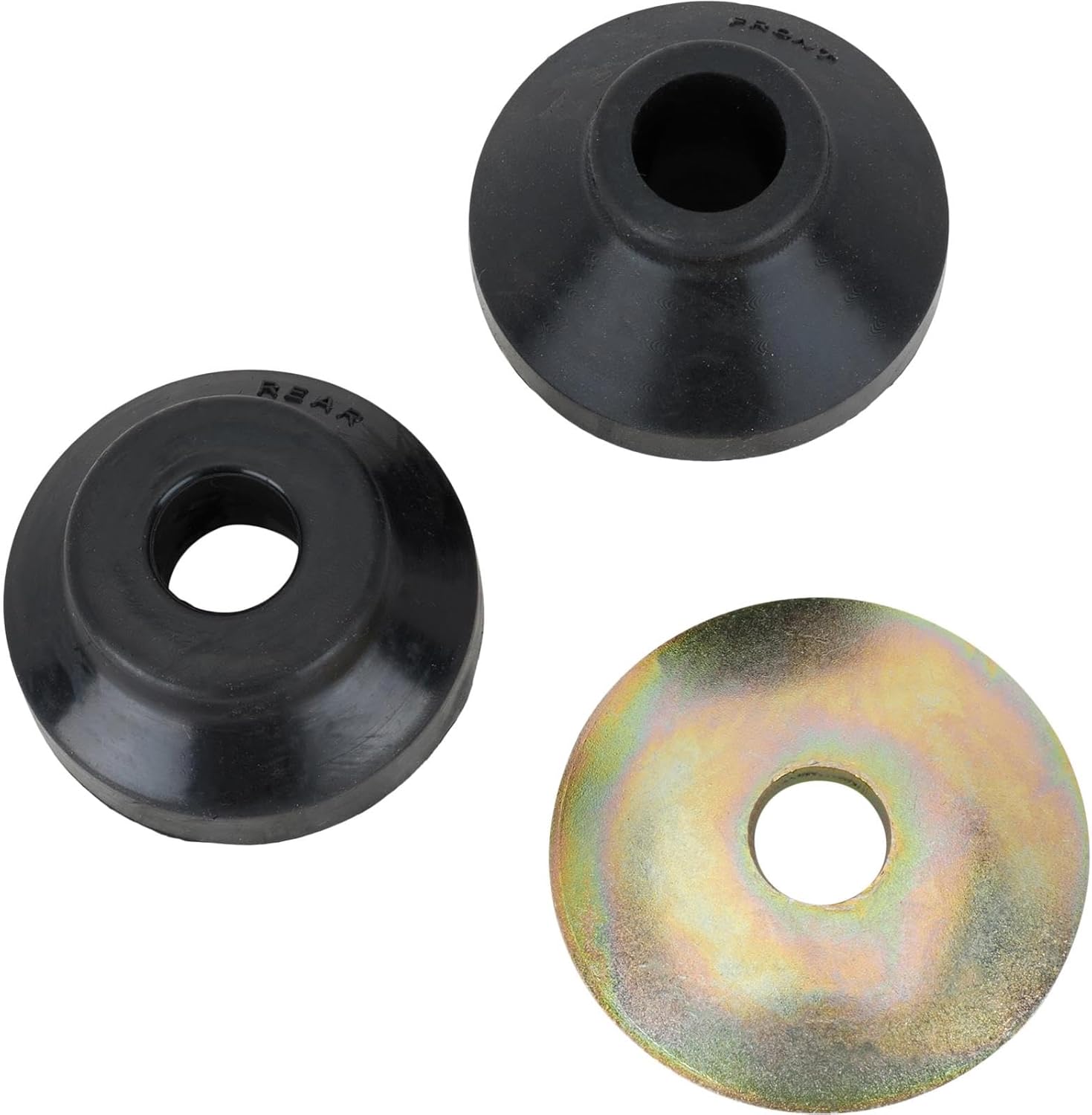 Speedway Motors Mustang II Front Suspension Strut Rod Bushing Kit Includes Rubber Bushings and Zinc Washers Restores Factory Handling Fits Stock Mustang II Strut Rods