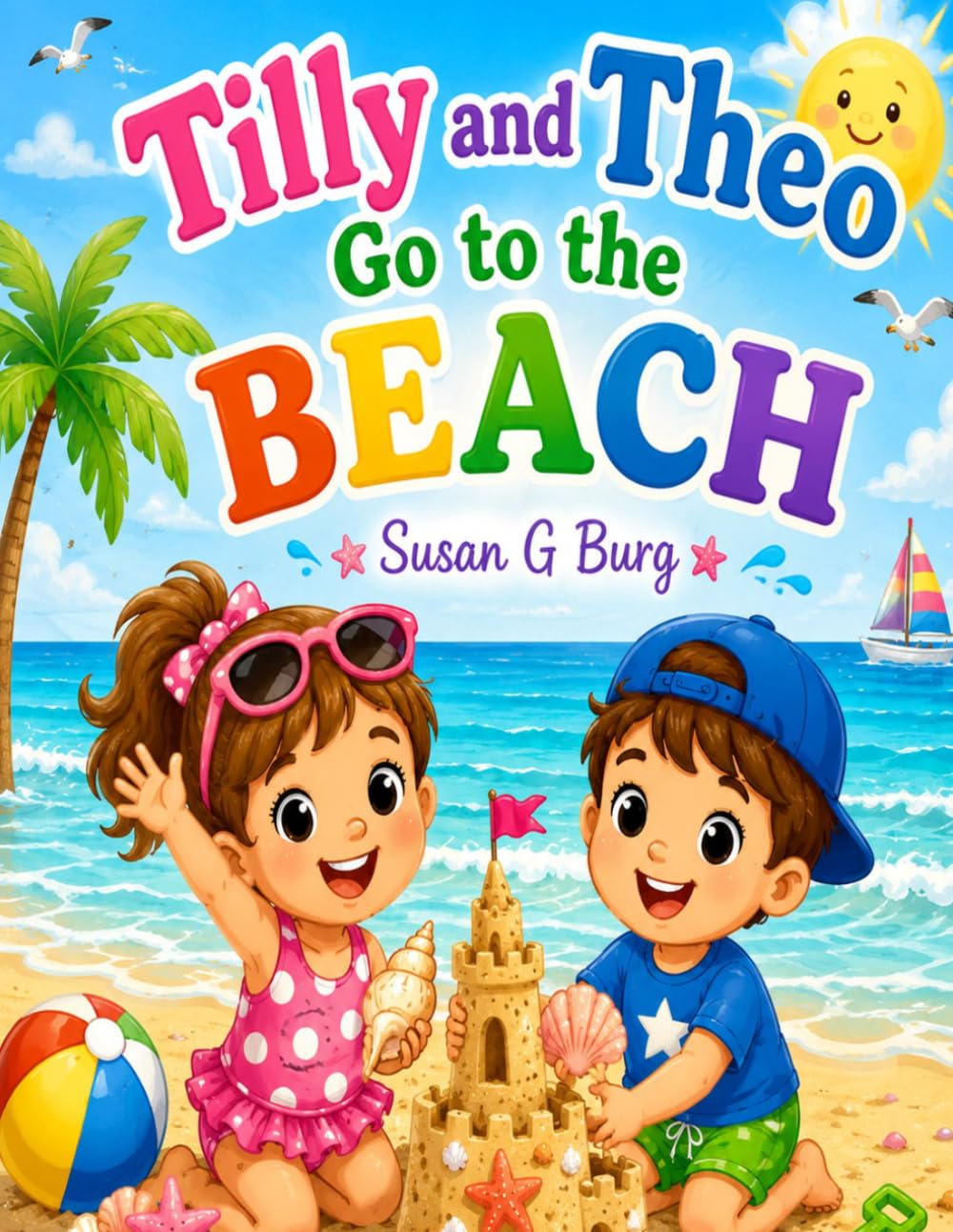 Tilly and Theo Go to the Beach