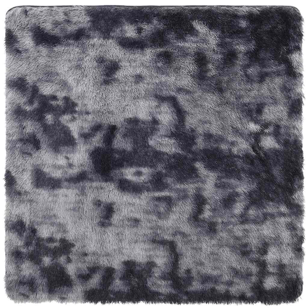 Tapis Shaggy Navarra gris foncé pour masquer un sol froid