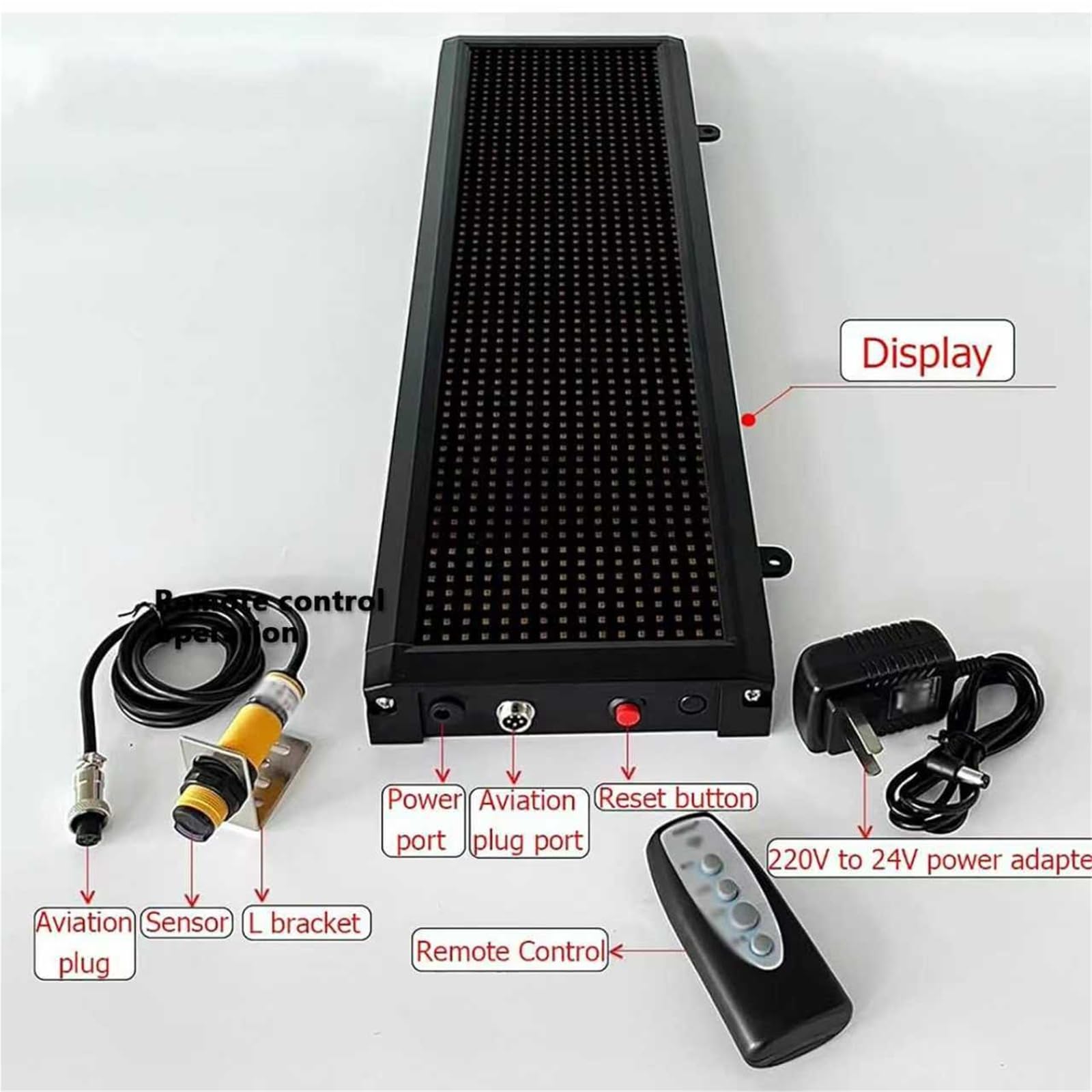 Contatore digitale a LED - Conta fino a 9999, memoria interruzione di corrente, distanza di rilevamento 70 cm, ideale per linee di produzione in fabbrica e nastri trasportatori