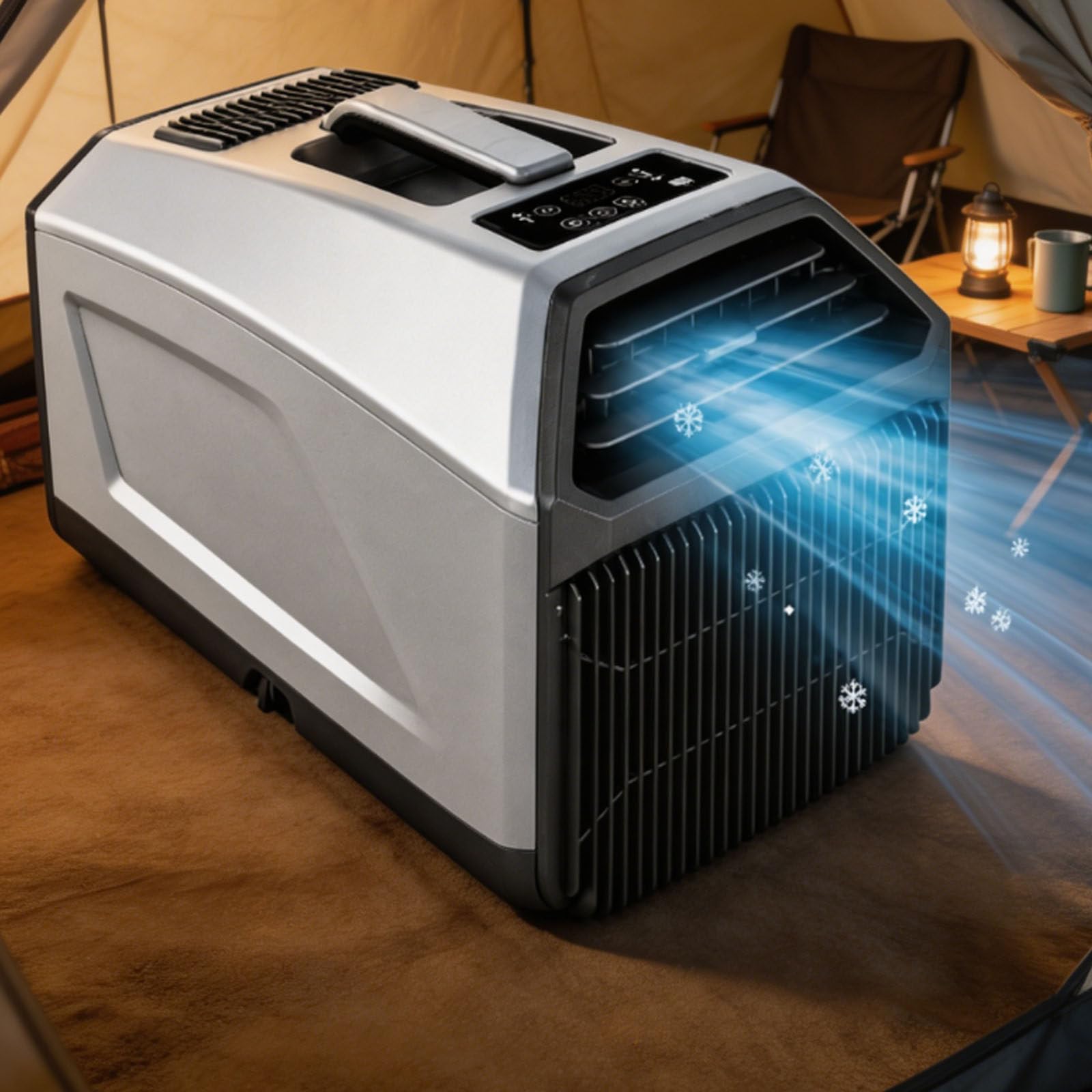 smafoseedding Portable Air Conditioner,Mobile Evaporative Cooler,Portable Air Cooler,Camping Ac Unit,3 In 1 Modes,16-32°C Temperature Control With Remote Control,Auto-Evaporation For Outdoor 1300W