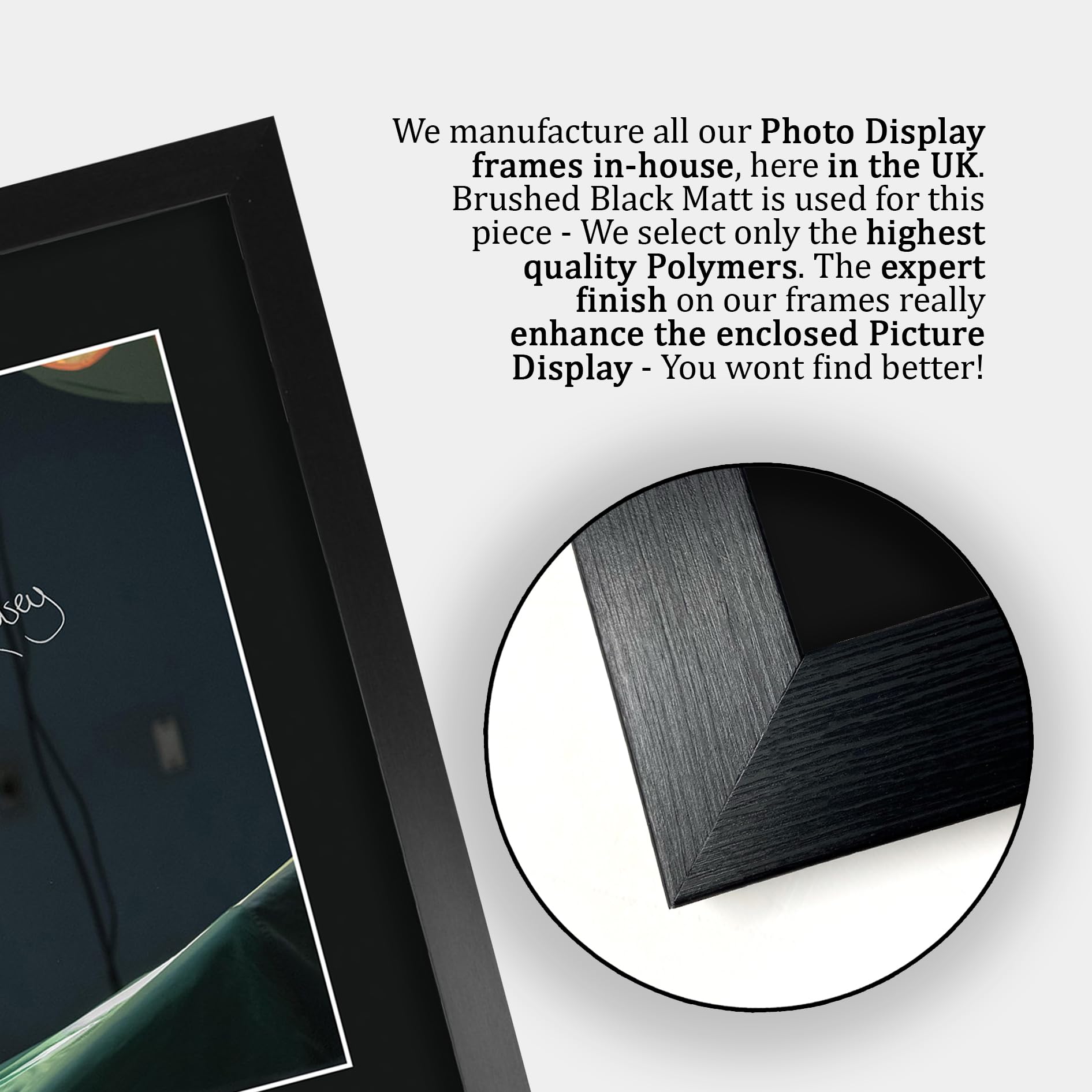 HWC Trading The Last Of Us Scene 1 Geschenke Gedrucktes Signiertes Autogramm Foto für Fans von Fernsehn Memorabilien - A3 Gerahmt