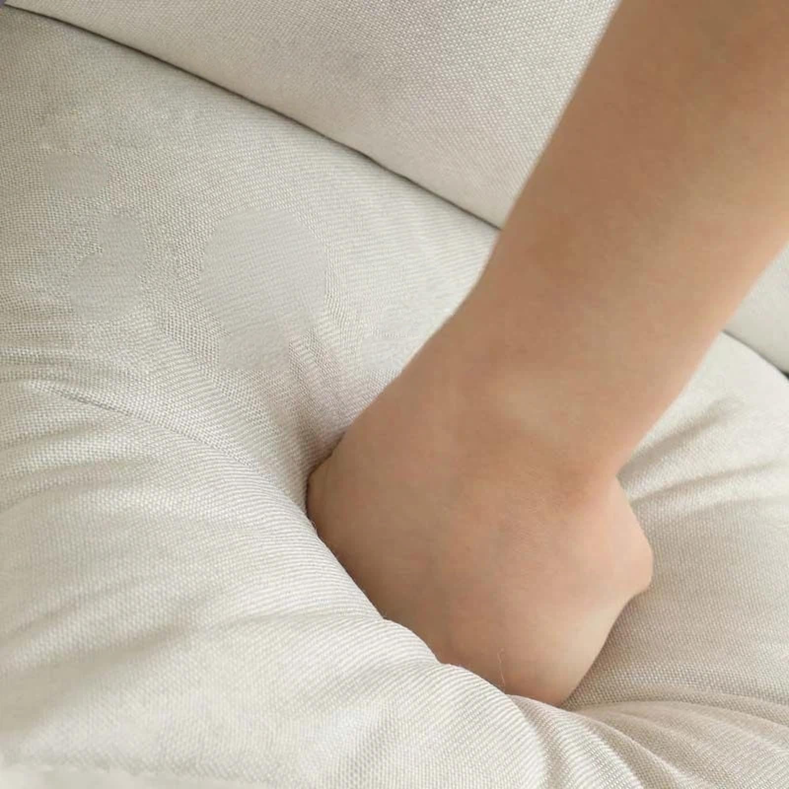 Krzesło torba fasola Składana dmuchana sofa Tatami z oparciem do rozkładanego fotela w akademiku(Grijs)