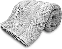 Toalha De Rosto Buddemeyer Vanilla Extra Soft 100% Algodão Alta absorção Macia Grande 48 x 80cm (Cinza Prata 3138)