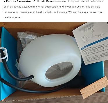 Pectus Excavatum Vacuum Bell - Pectus Excavatum Orthosis Brace,Vacuum Bell for Treatment Pectus Excavatum,Physical Correction of Pectus Excavatum,Washable(L-L)