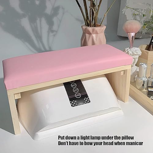 Miniatura 4 de Reposabrazos de uñas, alfombrilla de almohada de mano para uñas, reposabrazos de uñas para uñas acrílicas, cojín de mano de cuero sintético suave,