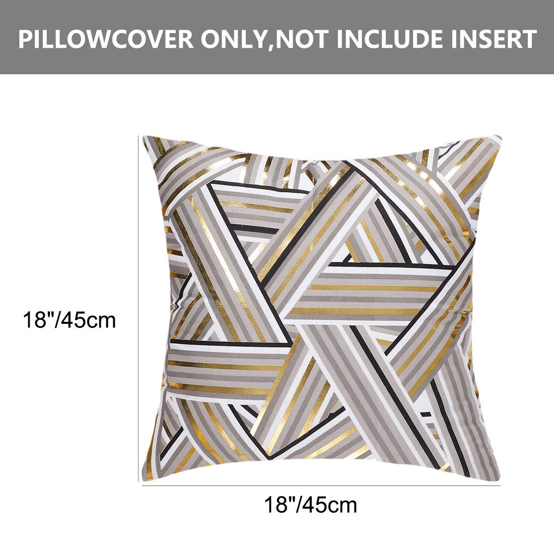 Uxcell - Juego De 2 Fundas De Almohada Decorativas De Lino Con