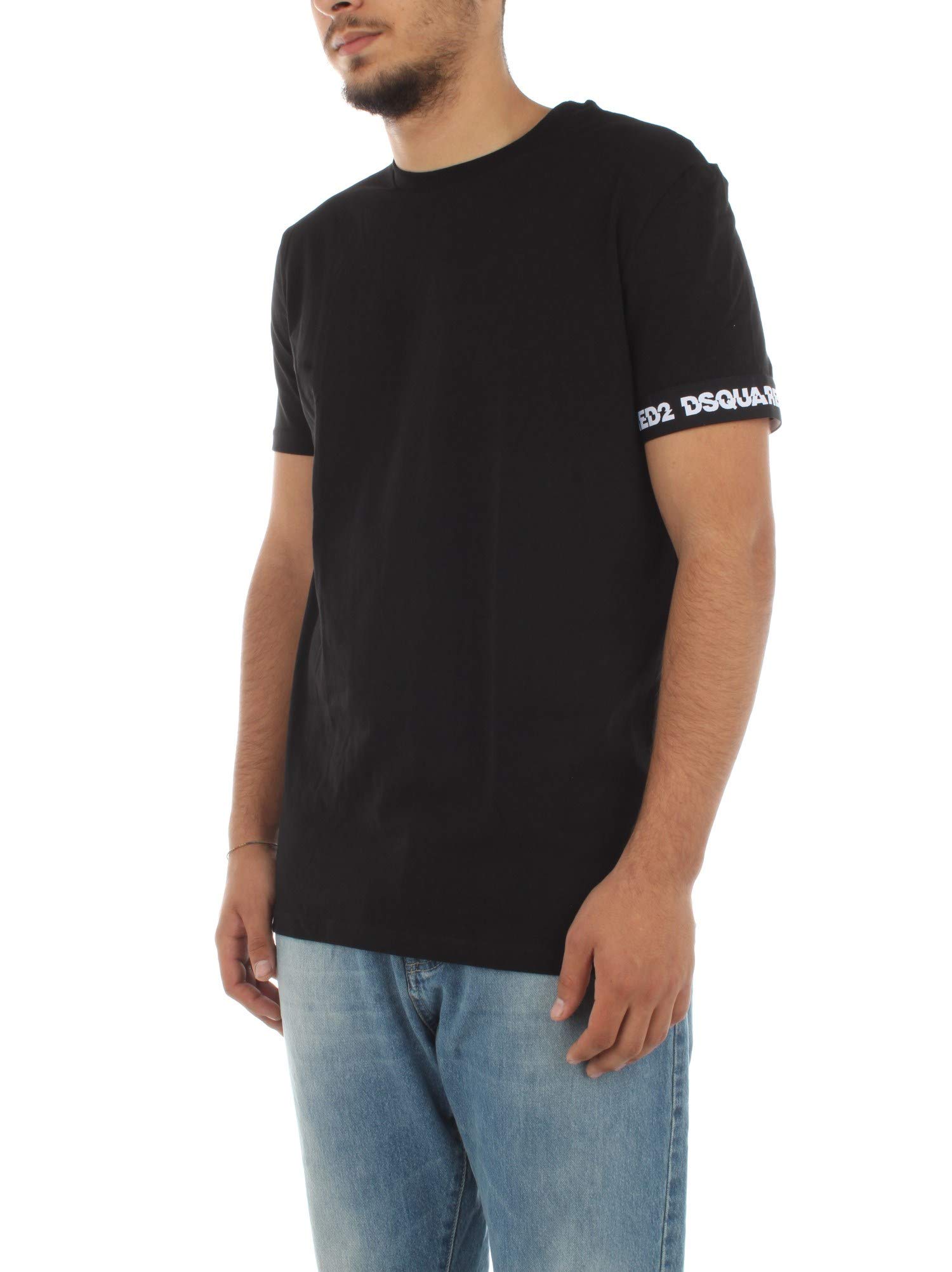 DSQUARED2 D9M203530 T-Shirt Manica Corta Uomo Blu Royal