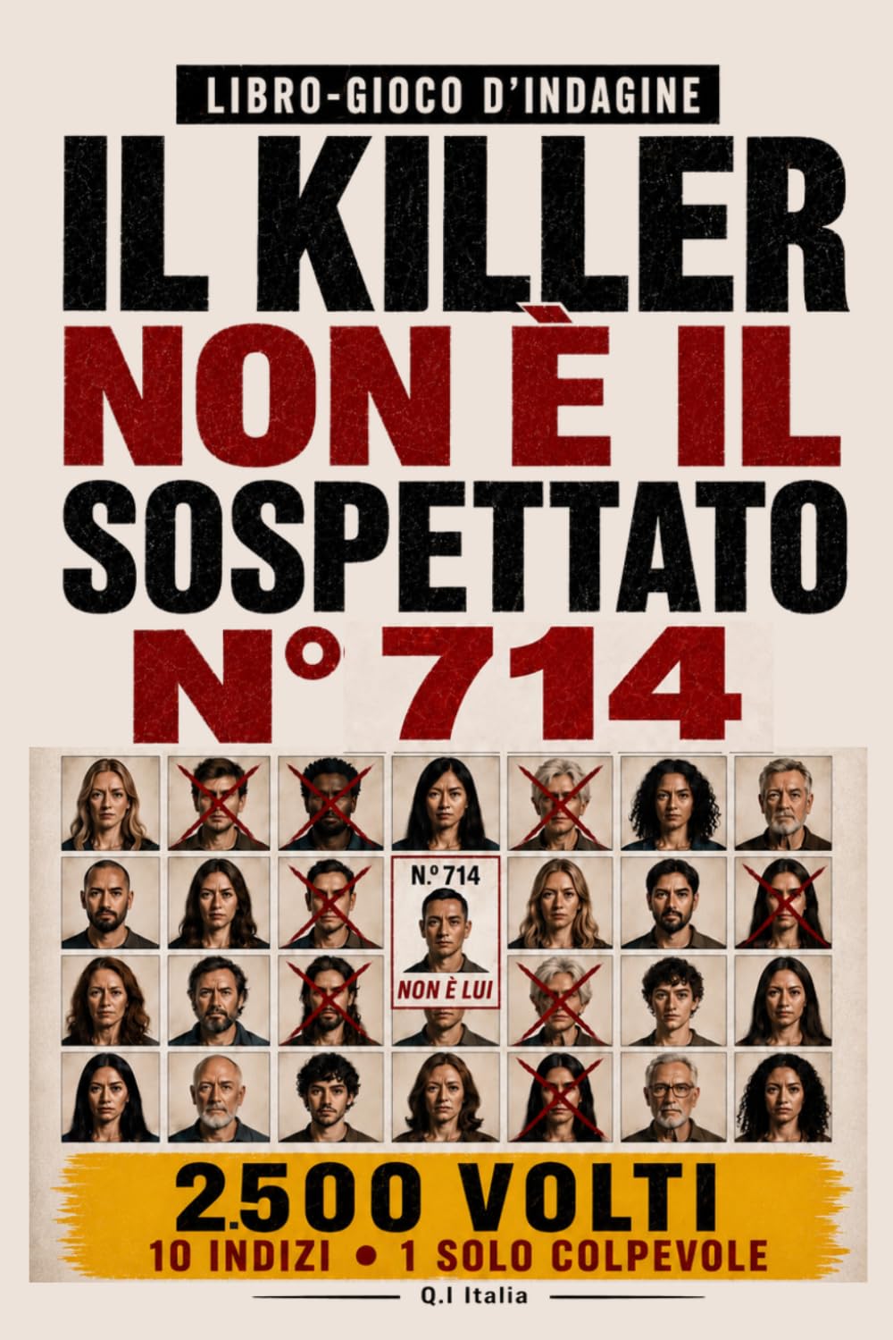 IL COLPEVOLE NON È IL SOSPETTATO N. 714: 10 indizi, 1 solo colpevole – Libro-gioco di indagine visiva per adulti con sospetti, osservazione, logica e deduzione (Il colpevole è tra loro)