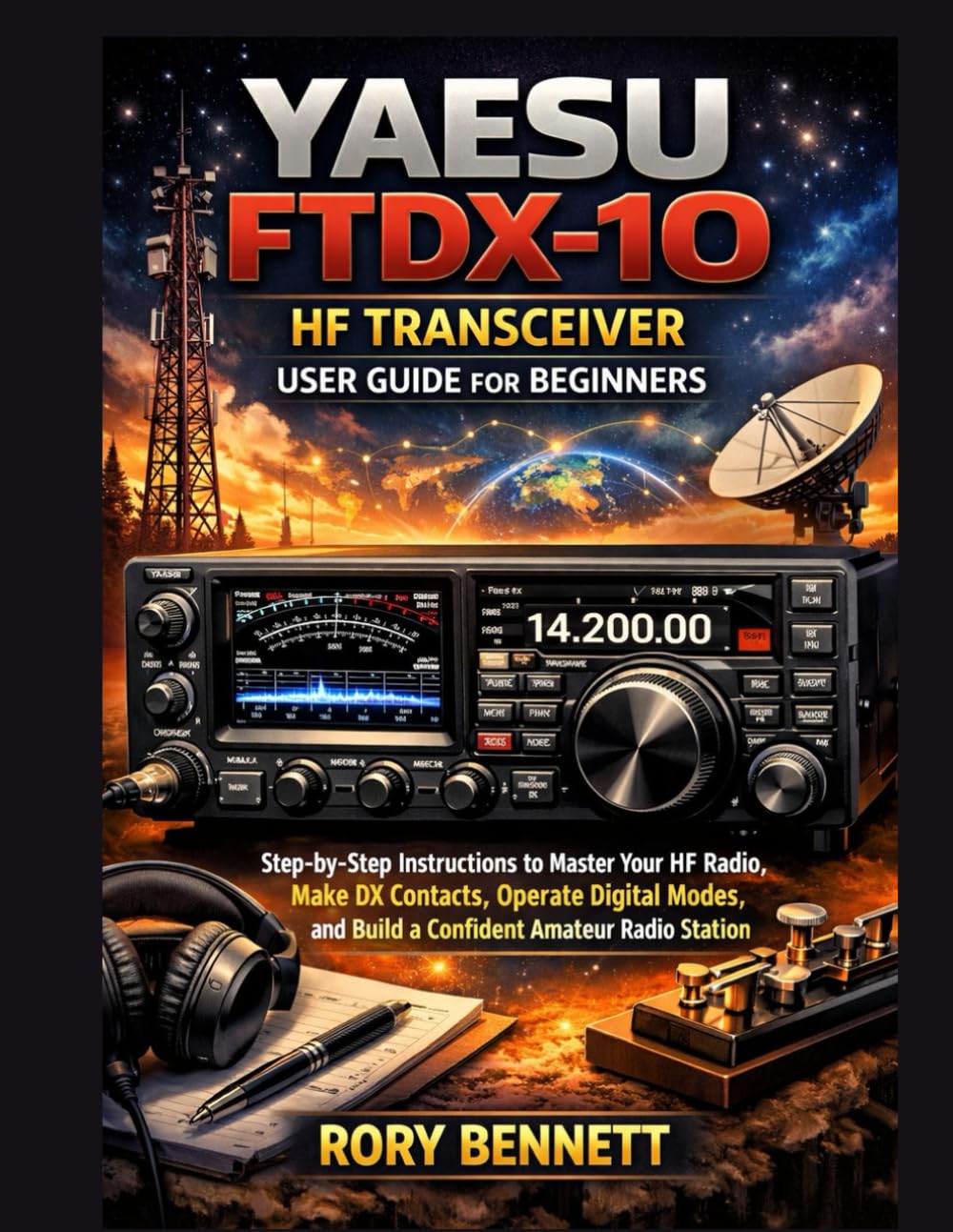 YAESU FTDX-10 HF Transceiver User Guide for Beginners: Step-by-Step Instructions to Master Your HF Radio, Make DX Contacts, Operate Digital Modes, and Build a Confident Amateur Radio Station