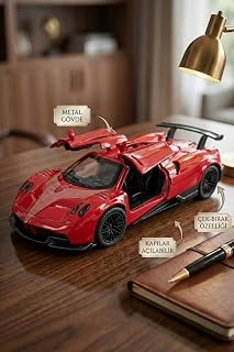 Metal Çek Bırak Oyuncak Araba Pagani Huayra Model 