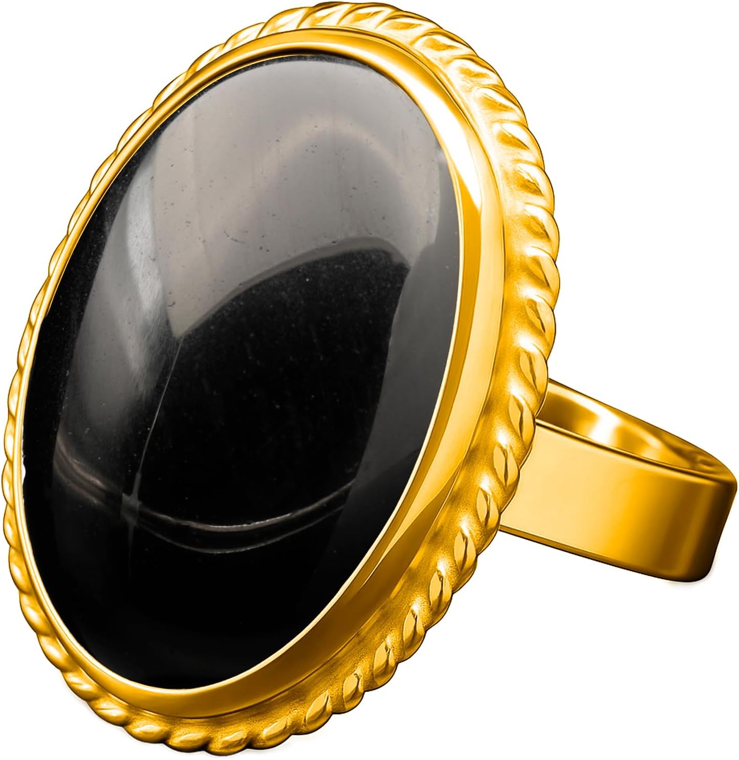 925 Sterling Silver Aventurine Oval Ring for Women | 24K Gold Vermeil Handmade Bezel Set Green Gemstone Jewelry | Libra Zodiac Heart Chakra Crystal | Lucky Prosperity Gift | Meaningful Crystal Ring