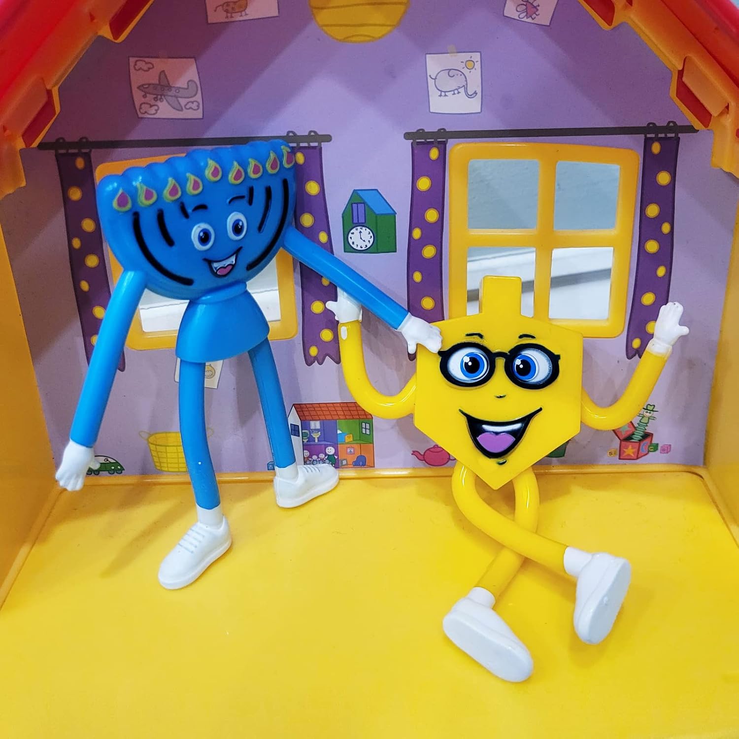 hanukkah gifts for kids - bendable chanukah friends packaged