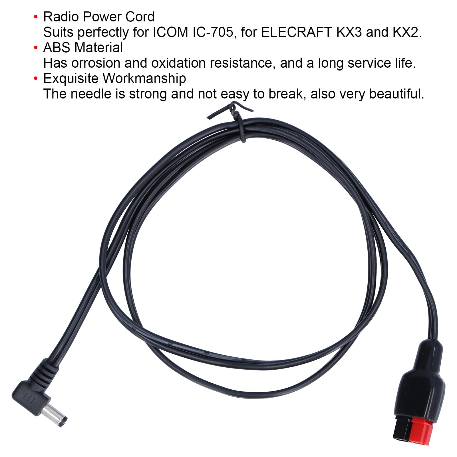 Amazon.com: Shortwave Radio DC Power Cable for IC-705 Portable ABS
