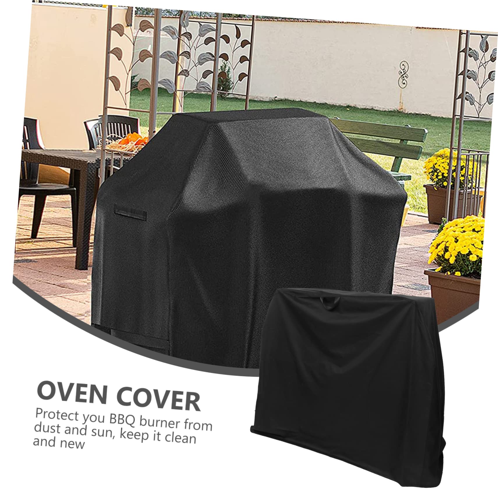 1Pieza Cubierta para Parrilla de Gas y Barbacoa Funda de Oxford Resistente UV Protección Completa de Limpiar y Almacenar