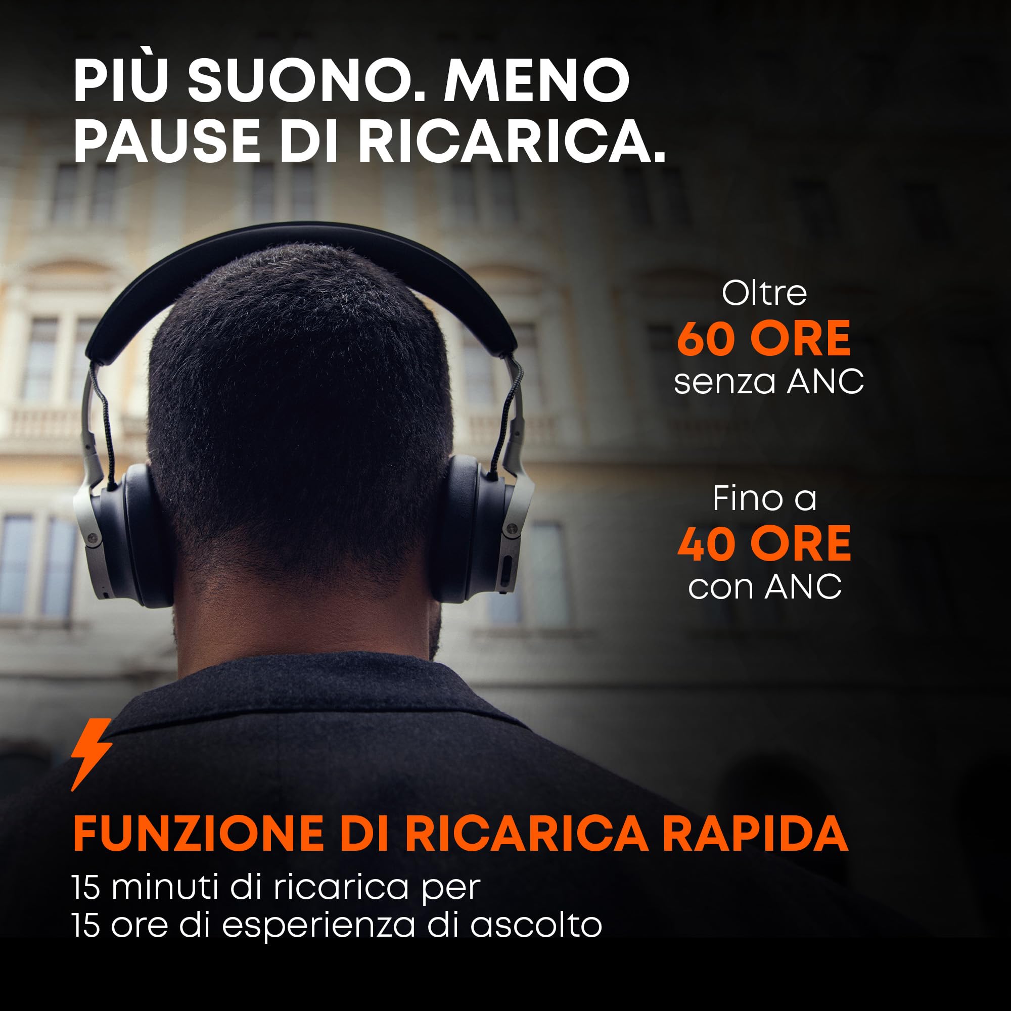 beyerdynamic AVENTHO 100 - Cuffie wireless On-Ear con cancellazione del rumore, 60 ore di durata della batteria, pieghevole, in nero - nuovo aggiornamento disponibile tramite app