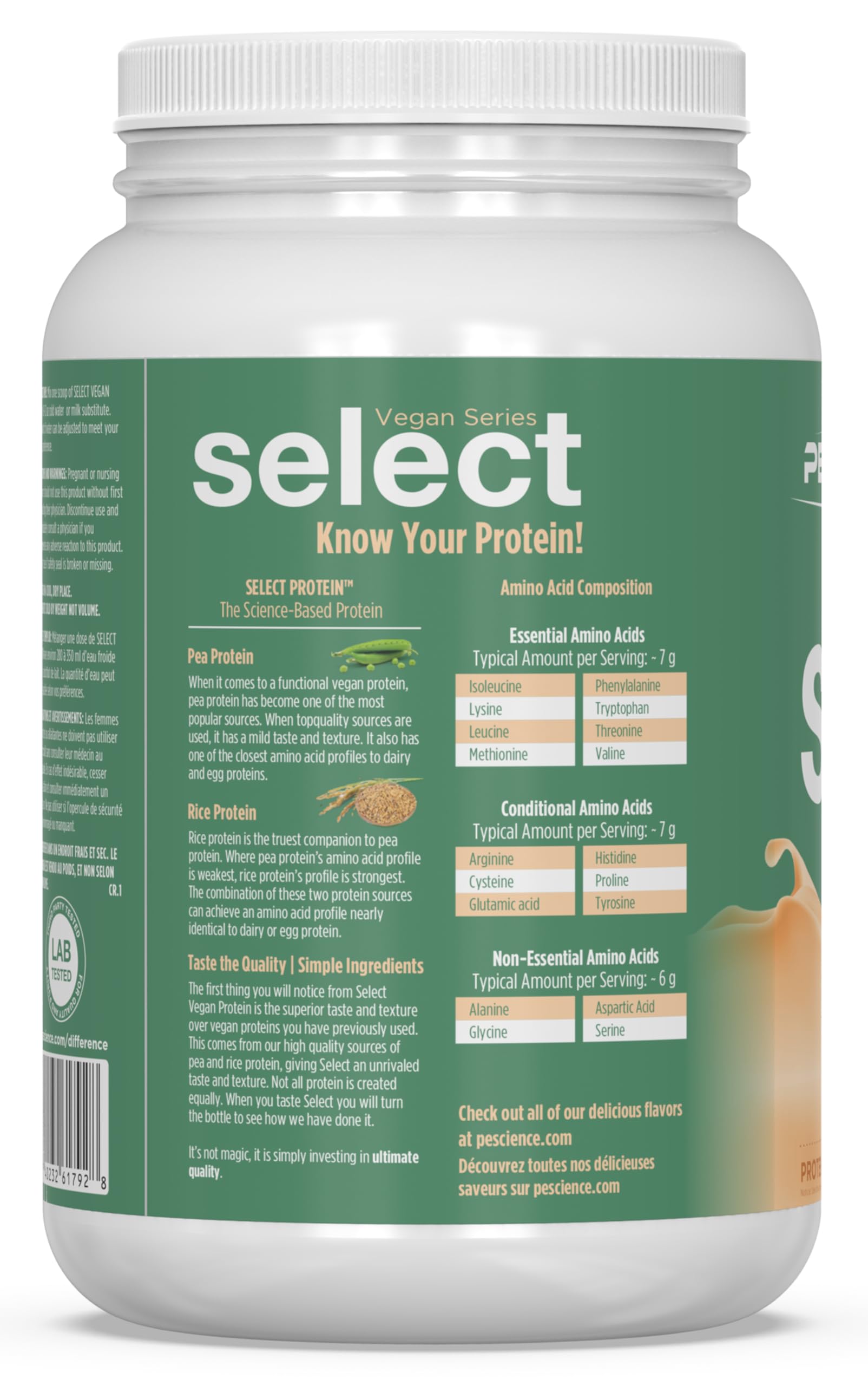 PEScience Select Vegan Protein Powder, Pumpkin Pie, 27 Servings — Amazon image 3