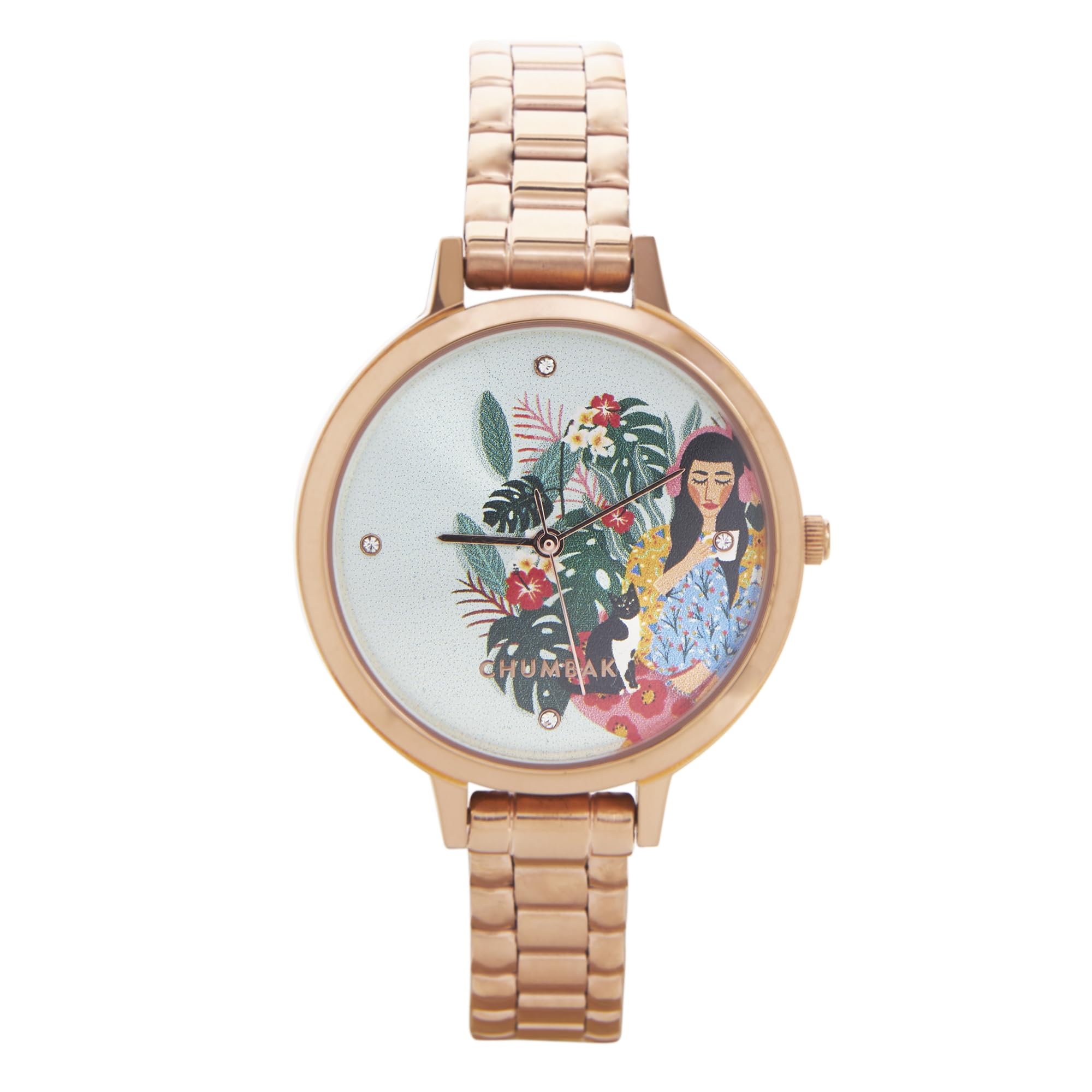 TEAL BY CHUMBAK Round Dial Analog Hand Watch for Women | Wrist Watch for Teenage Girls | Ladies Ghadi | Gifts for Women/Girls/Ladies | Stylish Fashion Watch for Casual/Work (B0CB8VNRFG) Amazon Price History, Amazon Price Tracker