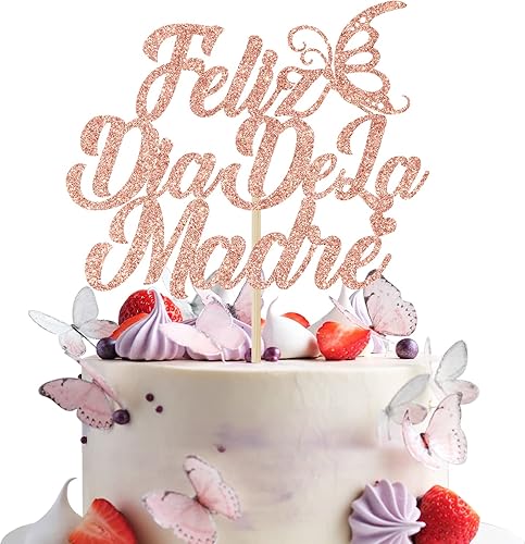 Feliz Dia De La Madre - Decoración para tartas, decoración del día de la madre, feliz cumpleaños mamá, mejor mamá de todos los tiempos, suministros