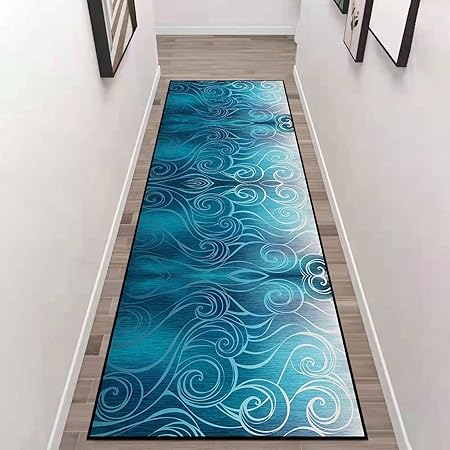 Tappeto Runner 3 Metri Antiscivolo - Per Cucina, Corridoio, Grigio, Lavabile - Foto 11