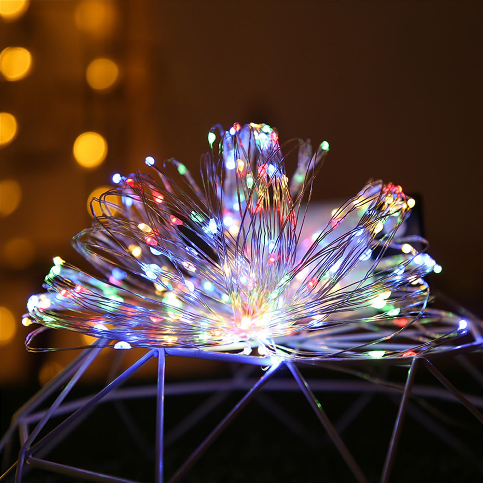 FANSU LED Garden Lights, 8 Modes Indoor/Outdoor Solar String Lights, Versatile Solar Lights Outdoor Garden, for Patio Yard Home Christmas Parties Wedding Decorations (Colorful,22m/200 LED)