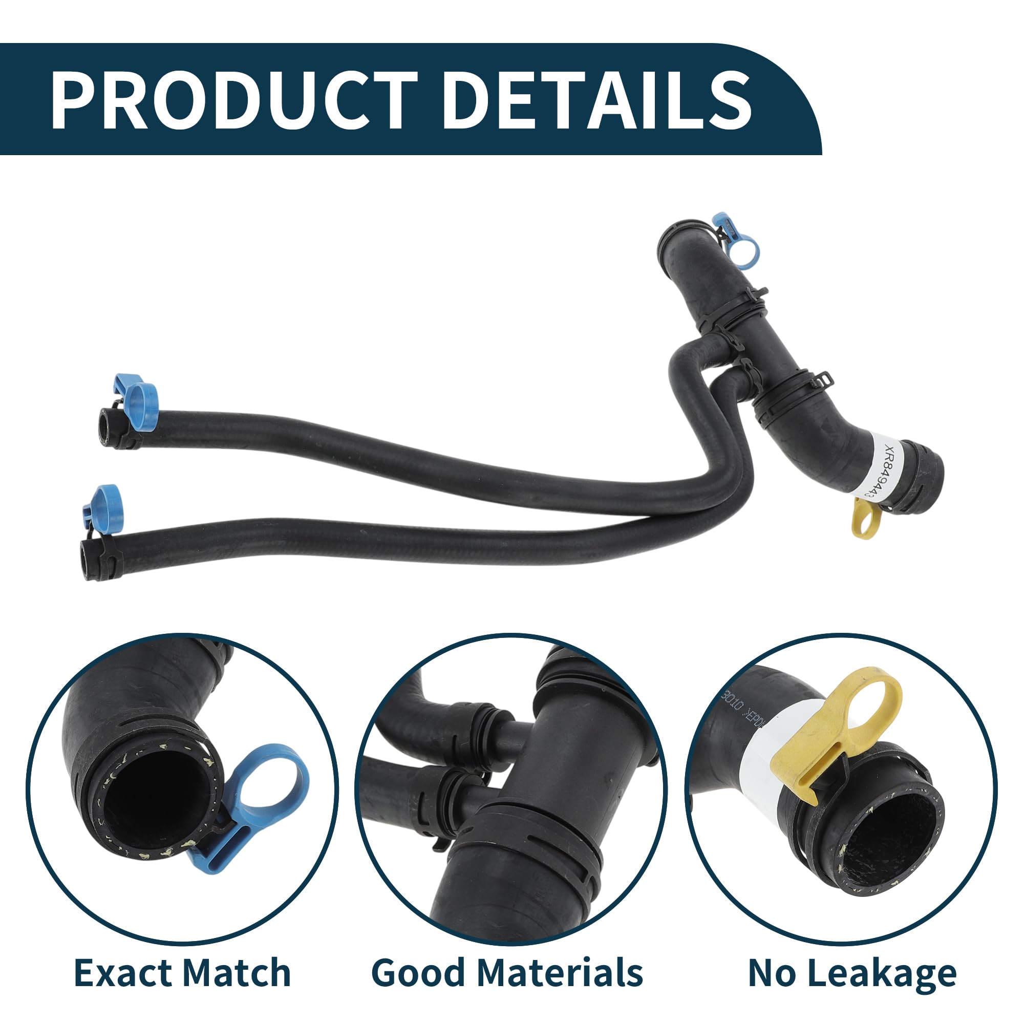 Manguera De Radiador XR849443 Para Jaguar XF 06-16 1 Pc