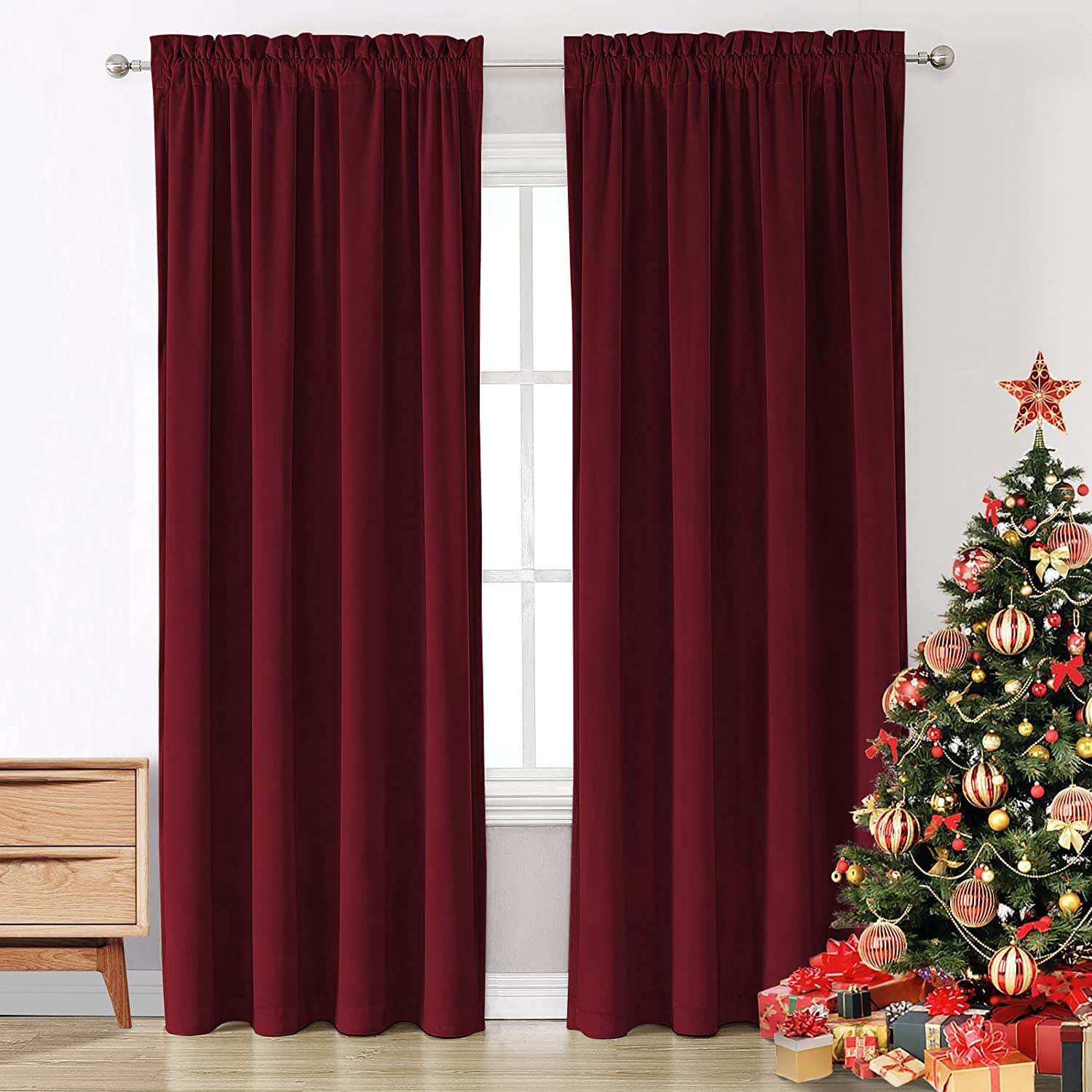 Sparrow World Premium Suede Velvet Curtains for Living Room, Bedroom Pack of 2 Pcs, Sangria Maroon Door 7 Feet (B09NL1RD3J) Amazon Price History, Amazon Price Tracker